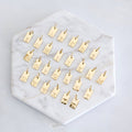 Stamped Letter Necklace 