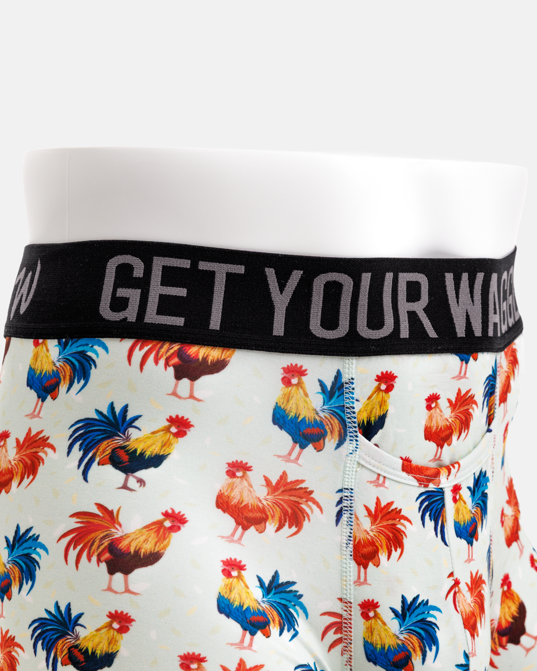 Cocky Rooster Men's Caddie Boxer Briefs