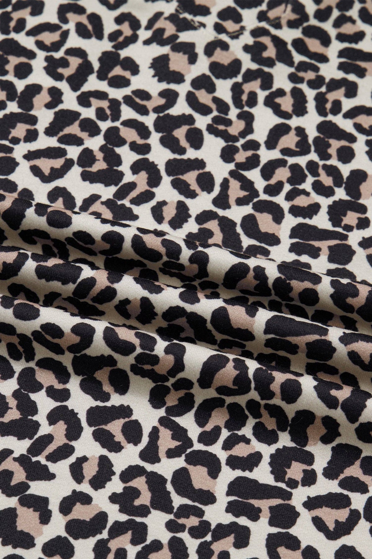 PRETTY BASH Leopard Stripe Patchwork Zip Collar Mini Dress