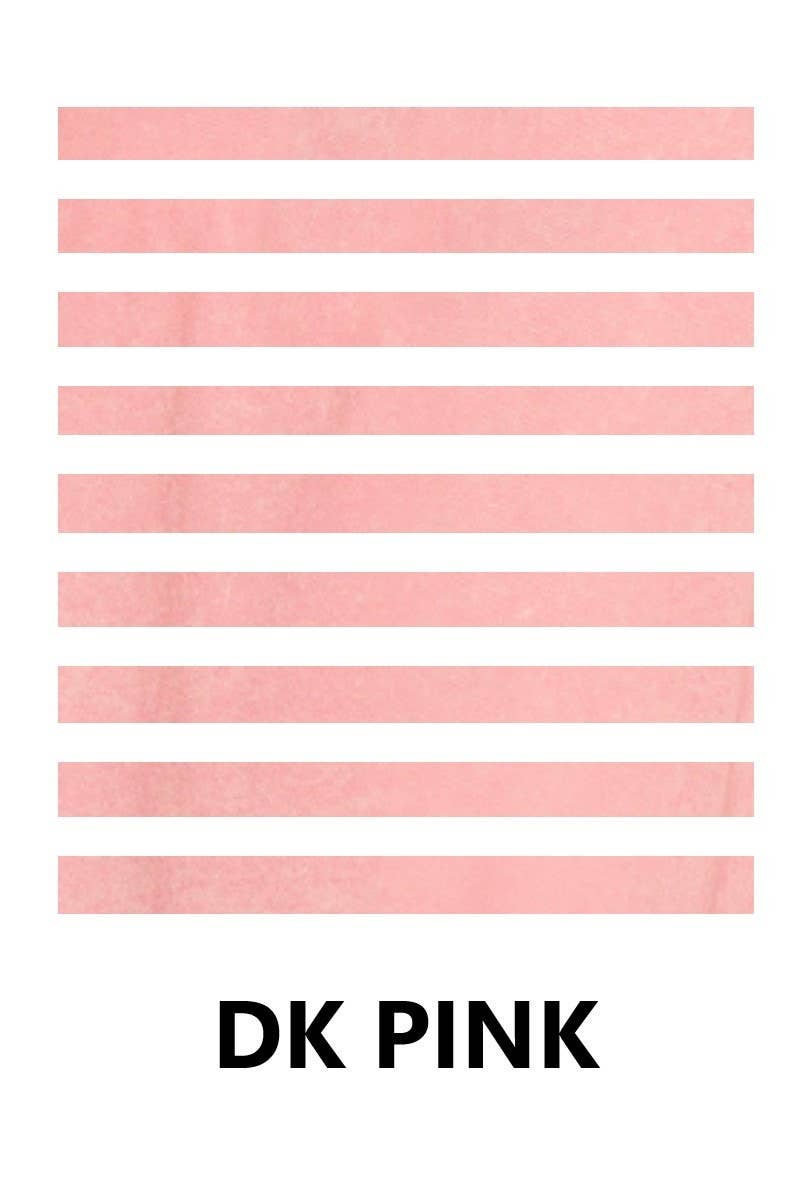 Striped Contrast Trim Banded Bottom Top