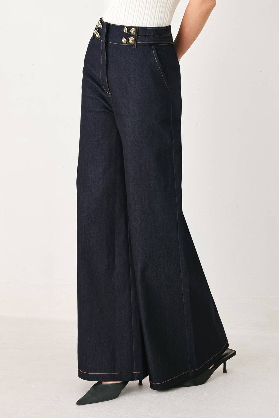 A denim pant - FP2313-D