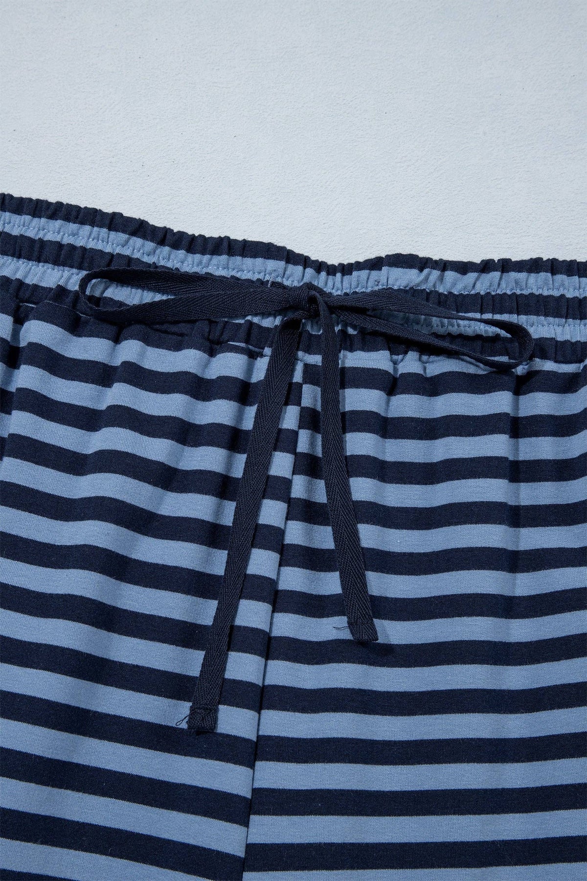 PRETTY BASH Plus Size Stripe Long Sleeve Top & Pants Set
