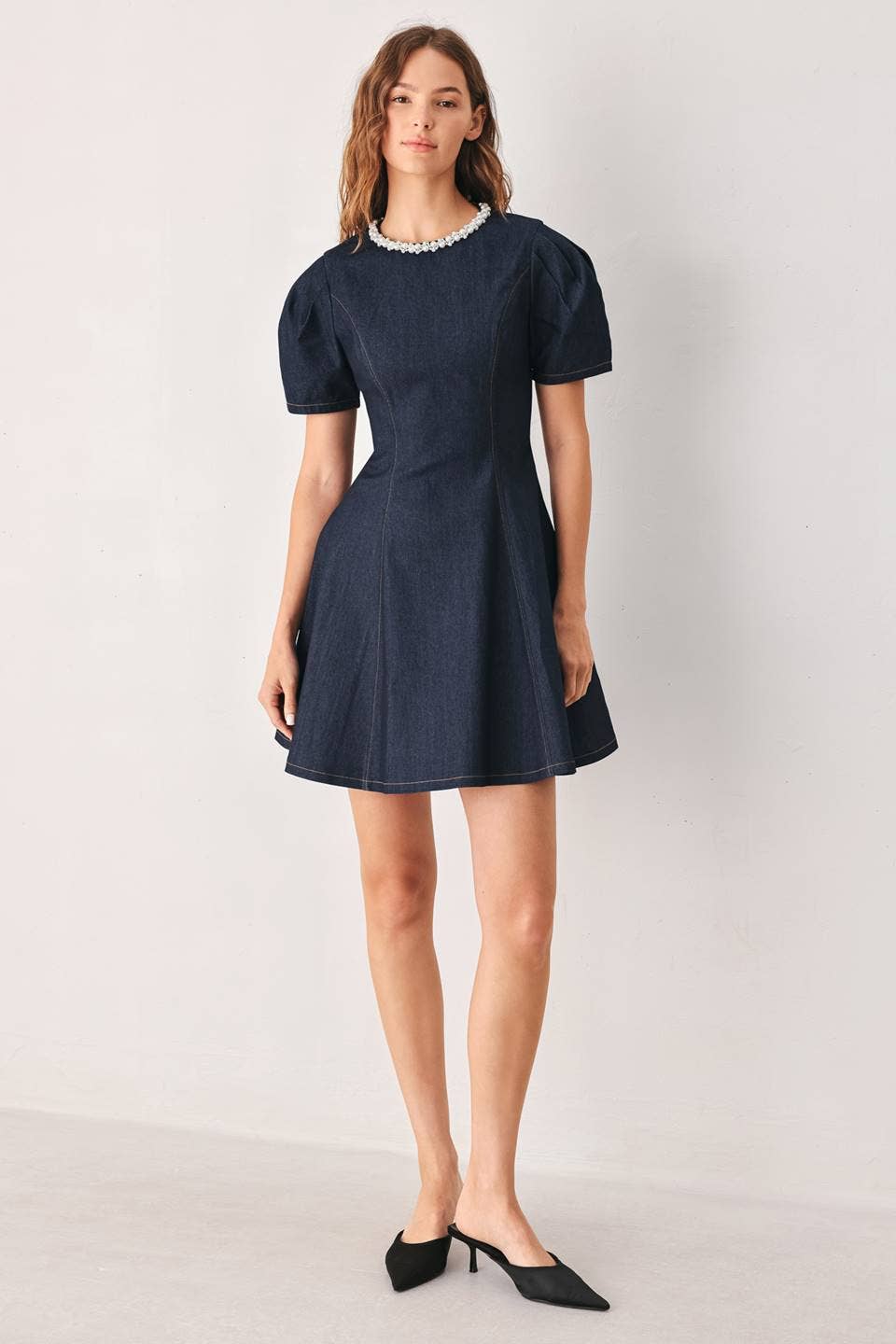 A denim mini dress - FD2251