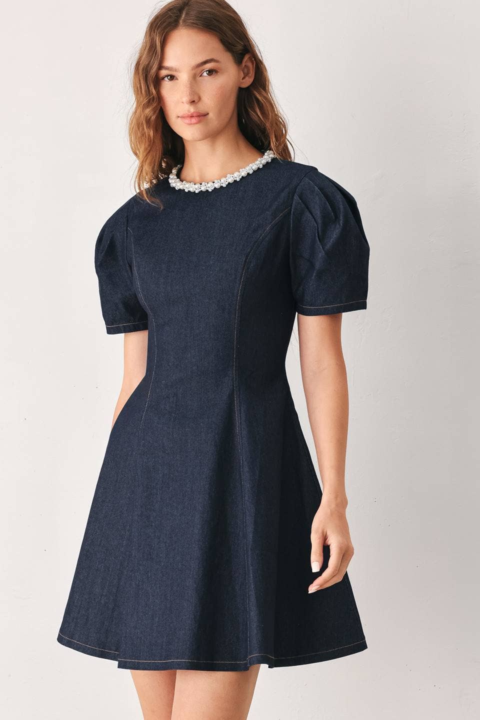 A denim mini dress - FD2251