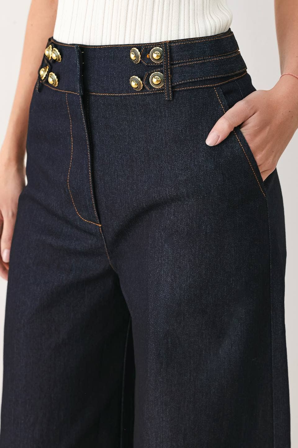 A denim pant - FP2313-D