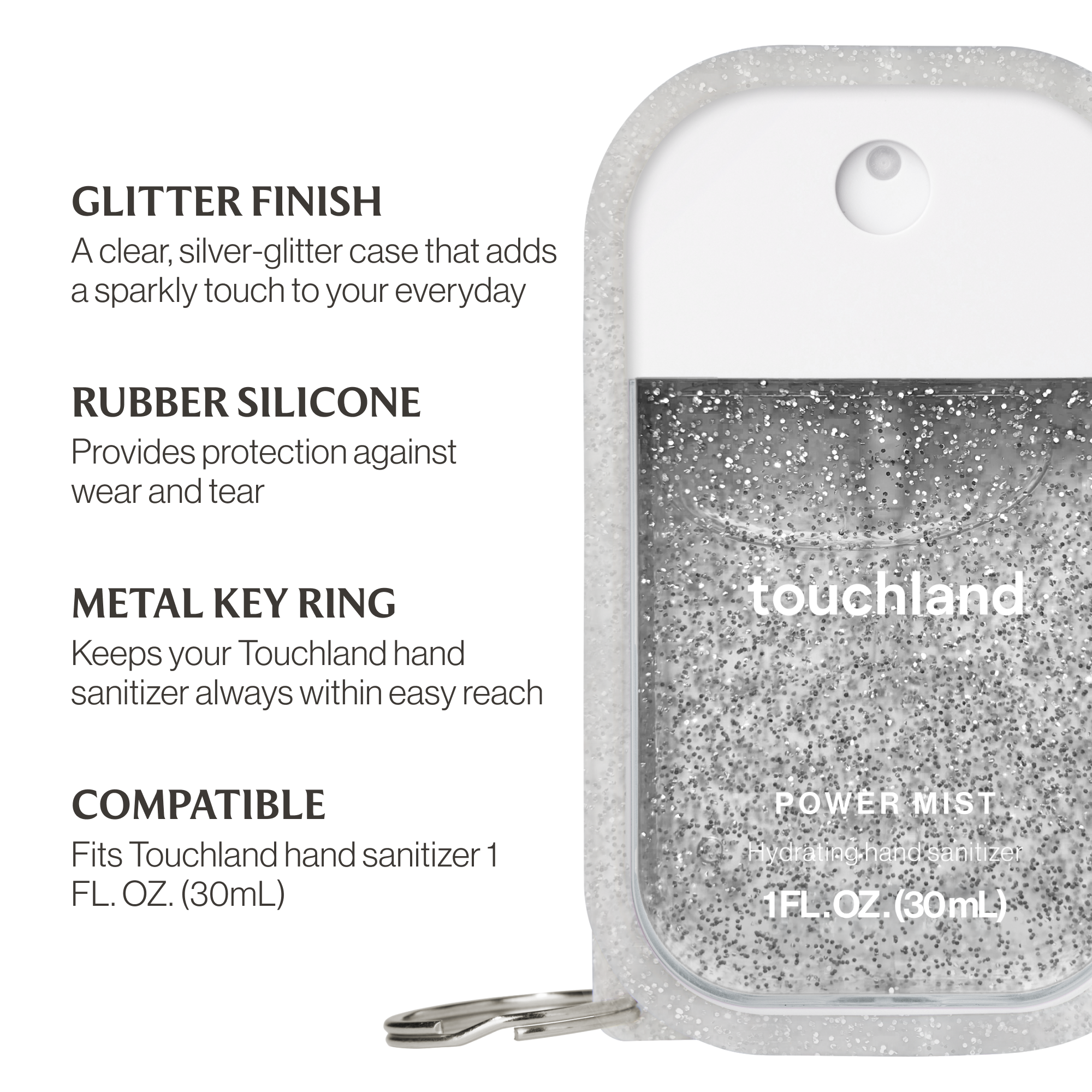 Frosted Sparkle Hand Mist Case