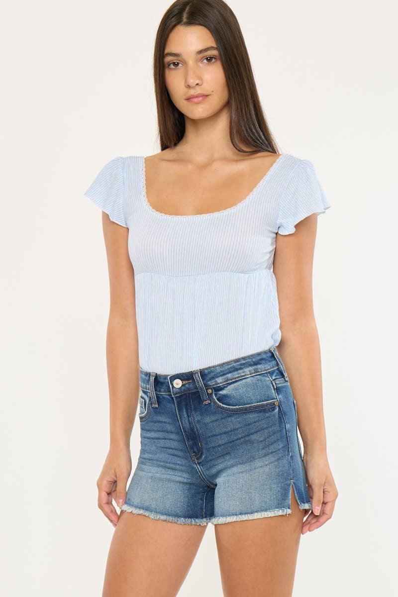 HIGH RISE SHORTS-KC9212D