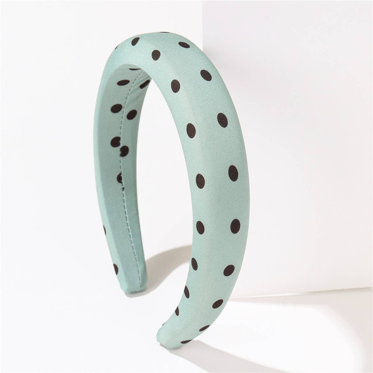 POKA DOT PUFFED SPA HEADBAND HAIR BAND | 40HB189