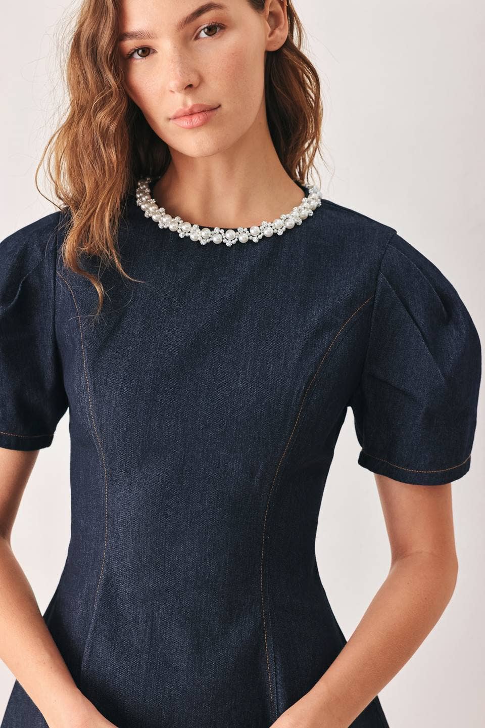 A denim mini dress - FD2251
