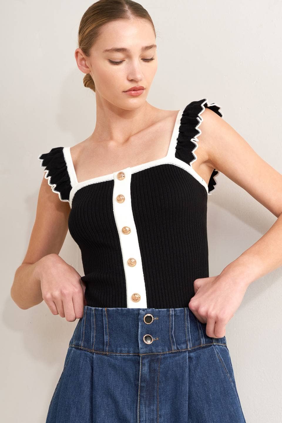 A sweater knit top - FSW1429