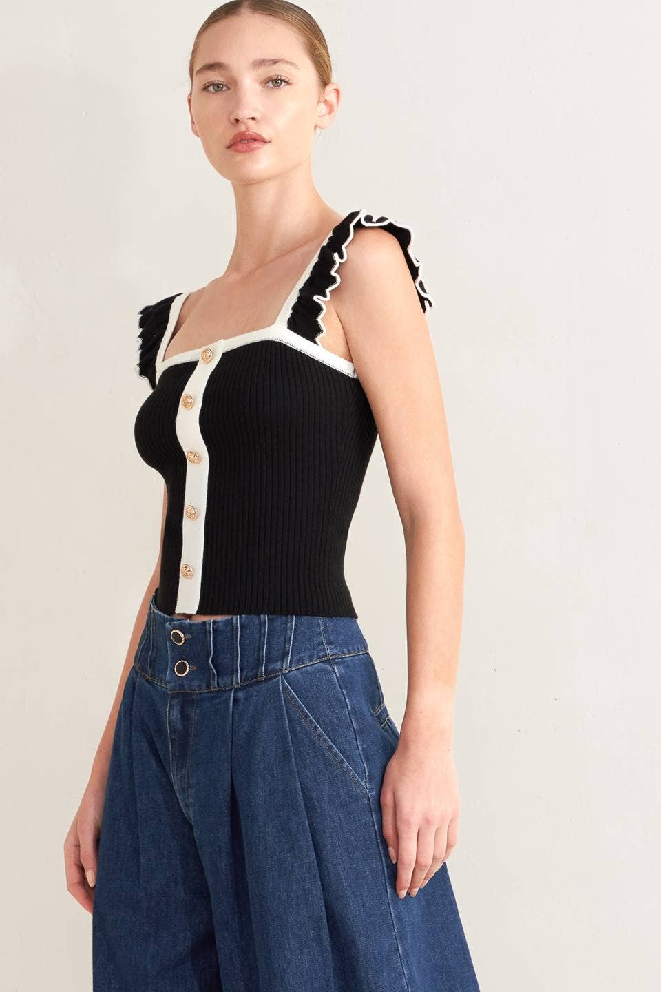 A sweater knit top - FSW1429