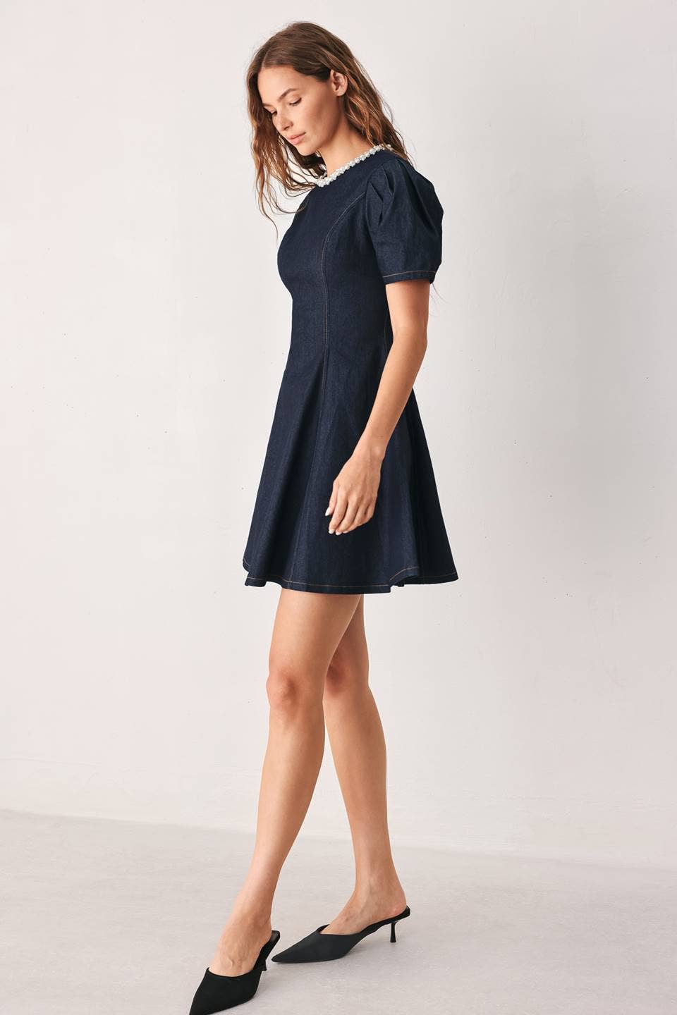 A denim mini dress - FD2251