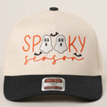 SPOOKY TWO Ghost Embroidered Trucker Hat