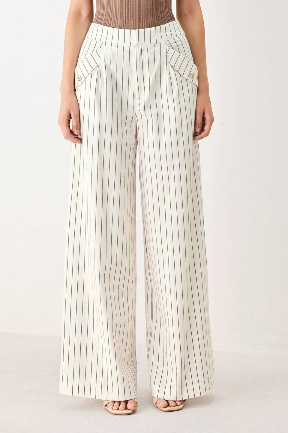 A striped woven pant - FP2261