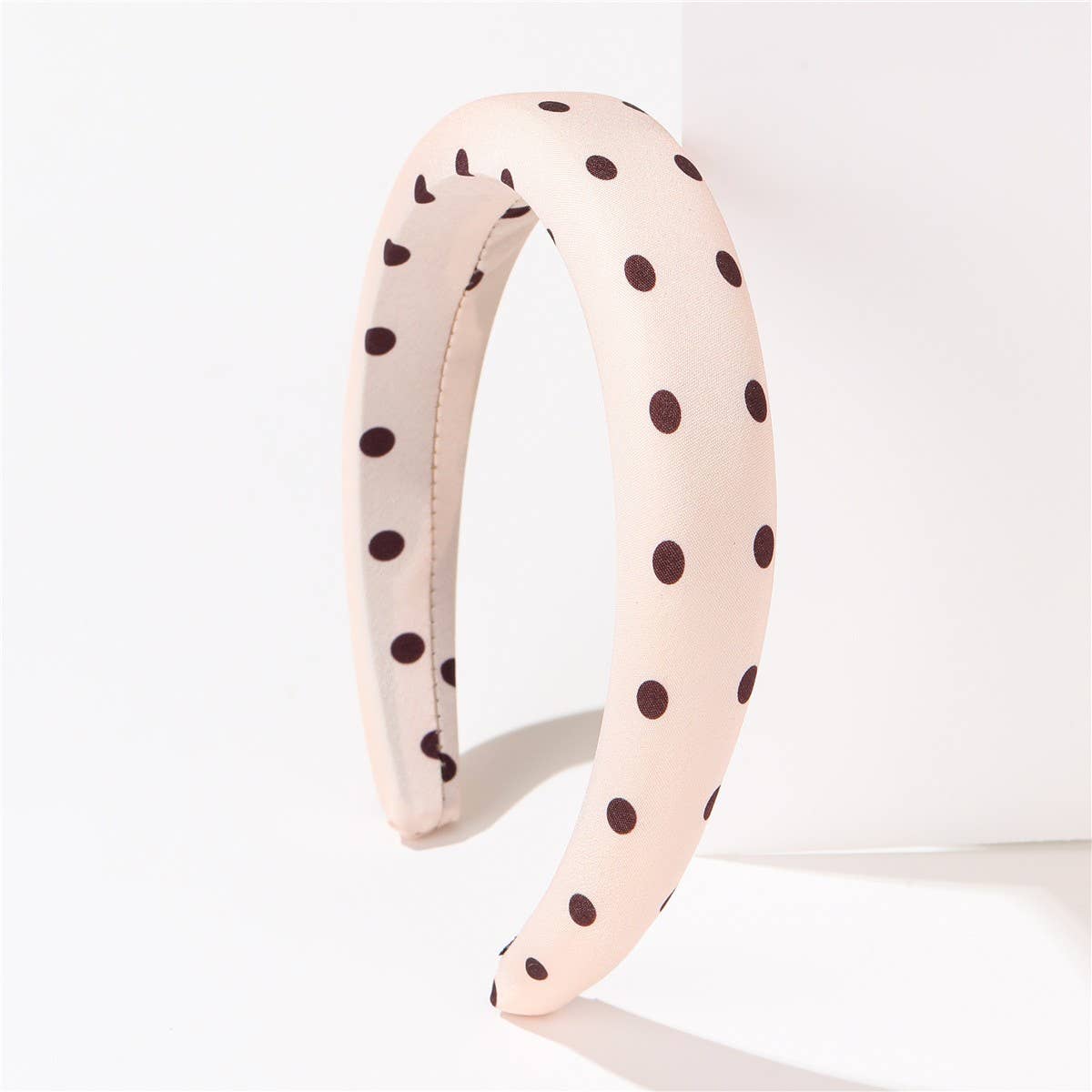 POKA DOT PUFFED SPA HEADBAND HAIR BAND | 40HB189