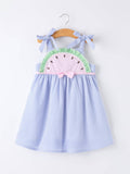 Watermelon Striped Girls Dress