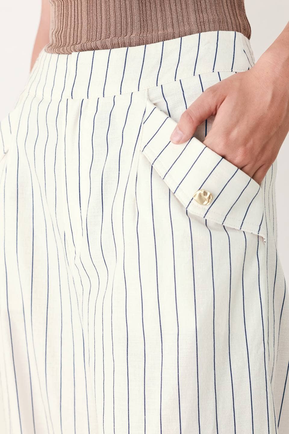 A striped woven pant - FP2261