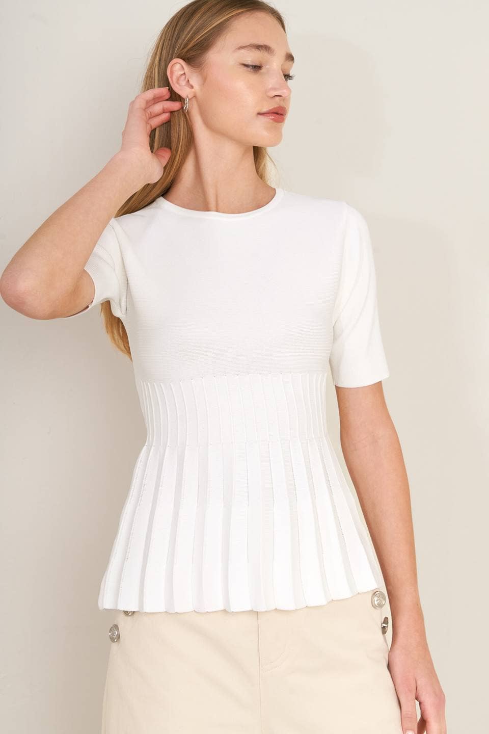 A sweater knit top - FSW1454
